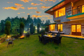 StayVista at The Woods with Indoor Fireplace & BBQ